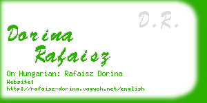 dorina rafaisz business card